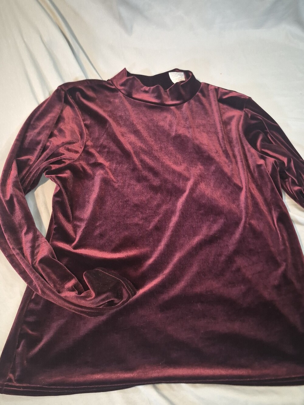 Vintage Womens XL burgundy Top
